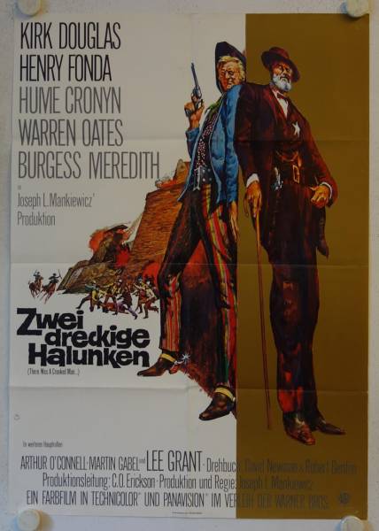 There was a Crooked Man original release german movie poster